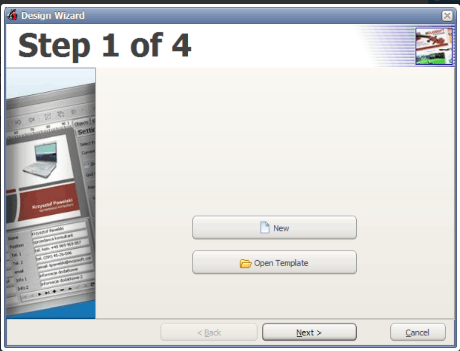 screenshot of BusinessCards MX